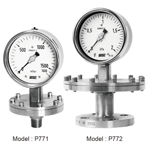 MEASURING OF PRESSURE AND TEMPERATURE